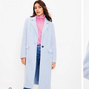 Loft Cozy Herringbone Coat